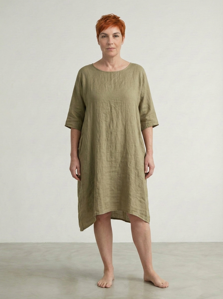 RELAXED LINEN DRESS