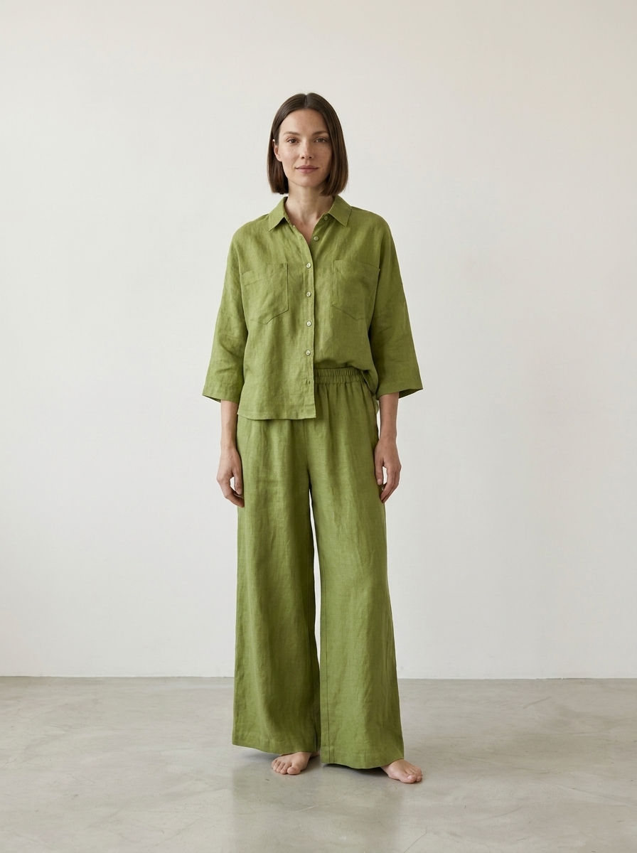 BOXY LINEN SHIRT
