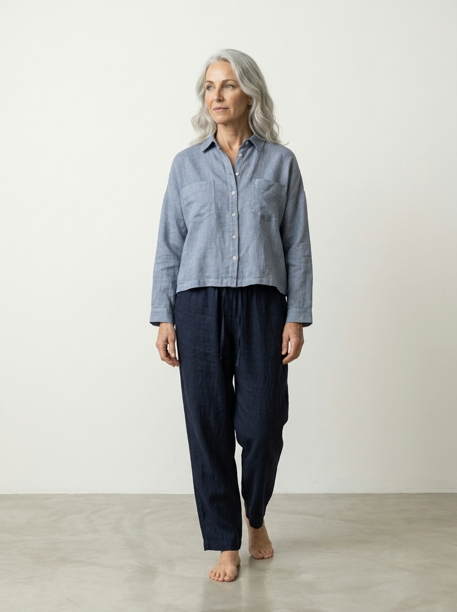 BOXY LINEN SHIRT