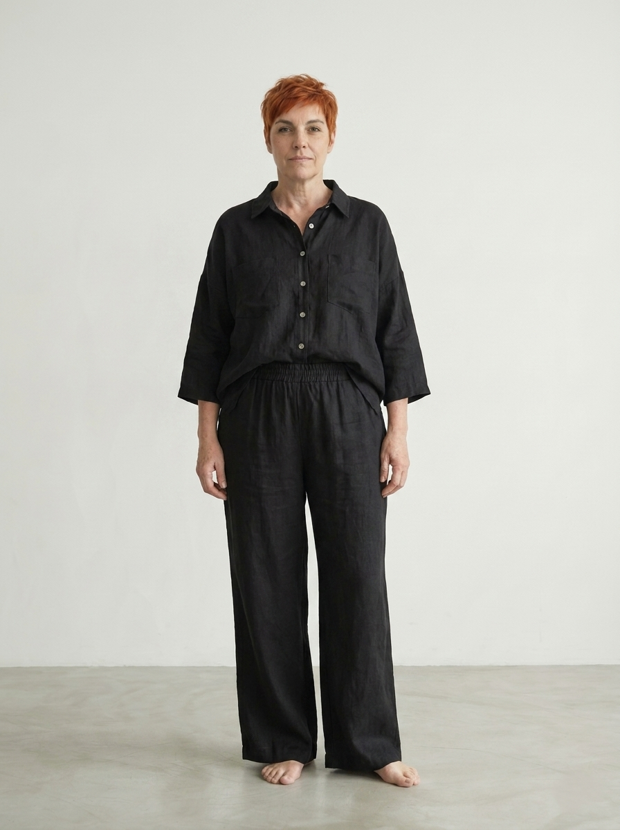BOXY LINEN SHIRT