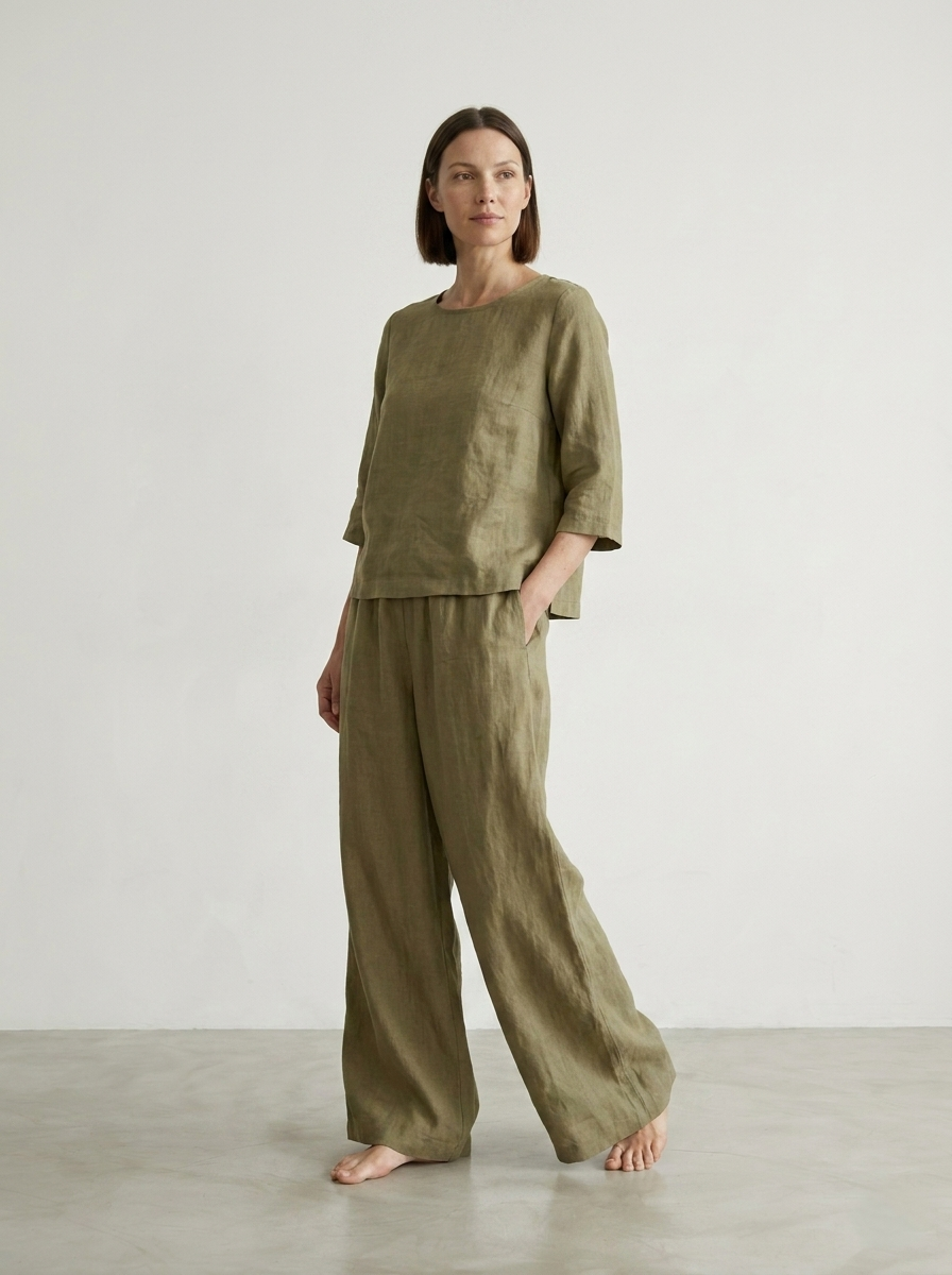 BOXY LINEN TOP
