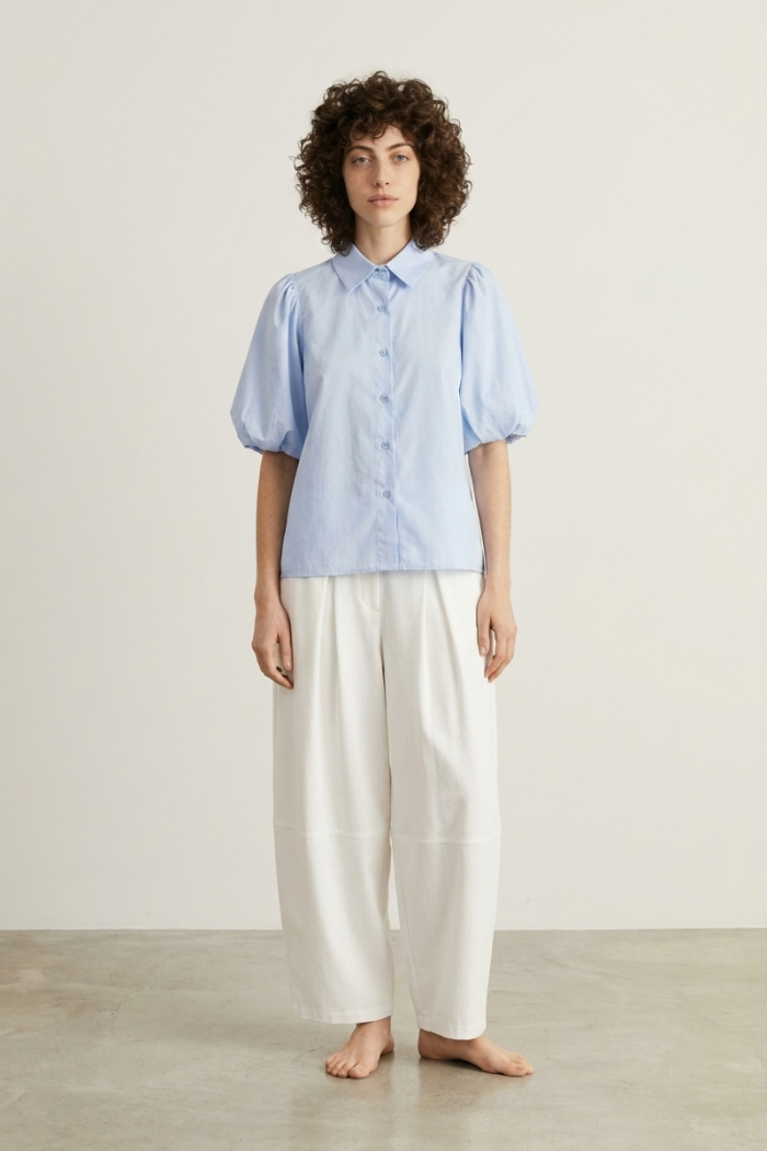 CROPPED BALLOON TROUSERS